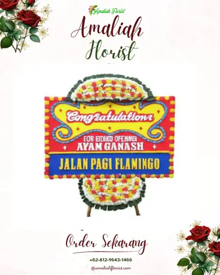 Sewa Papan Bunga Penundan